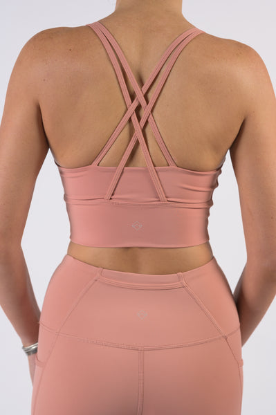 Venture Racerback Tank with Built-in Support Terracotta